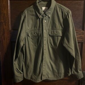 Lucky Brand,  Green Shirt Jacket, Size M, EUC